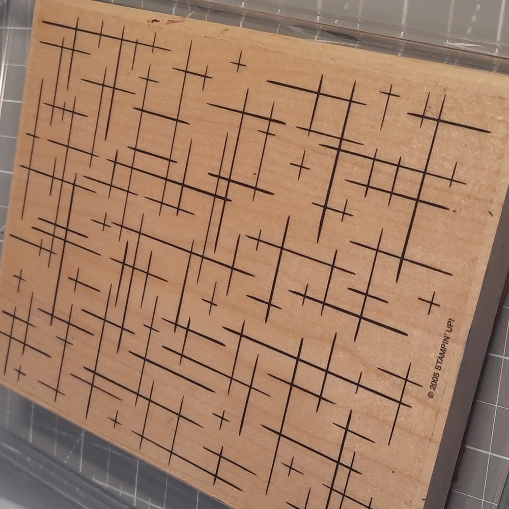 Crosshatch Background stamp